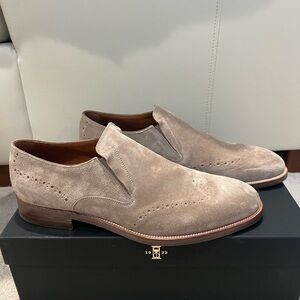 Allen Edmonds Lucca Suede Slip On Loafers